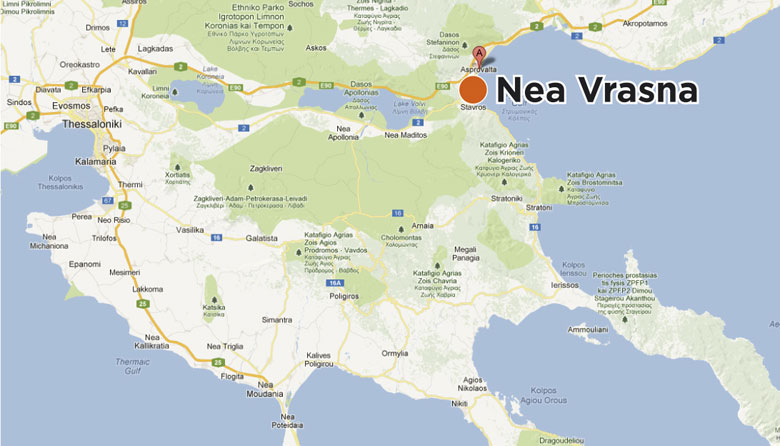 mapa grcke mapa grcke nea vrasna   Turistička agencija Neptun Tours Valjevo mapa grcke